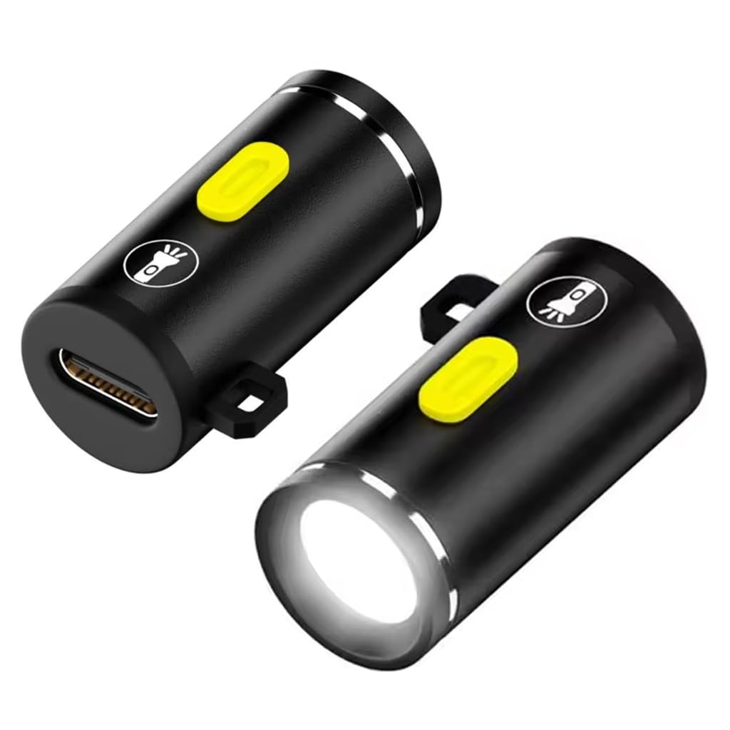 TECPHILE Type-C Female Mini Flashlight Adapter, 210 Lumens Mini